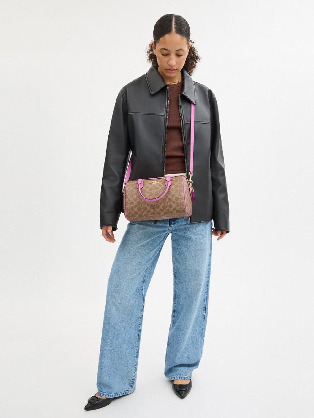 Rowan Satchel Bag In Signature Canvas